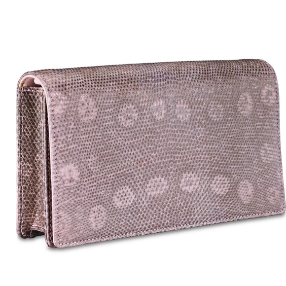 DIOR lizard AN IRIDESCENT CHAIN CLUTCH - Picture 7 of 7